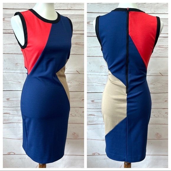 Rachel Roy Mod Colorblock Sheath Dress - Picture 9 of 12